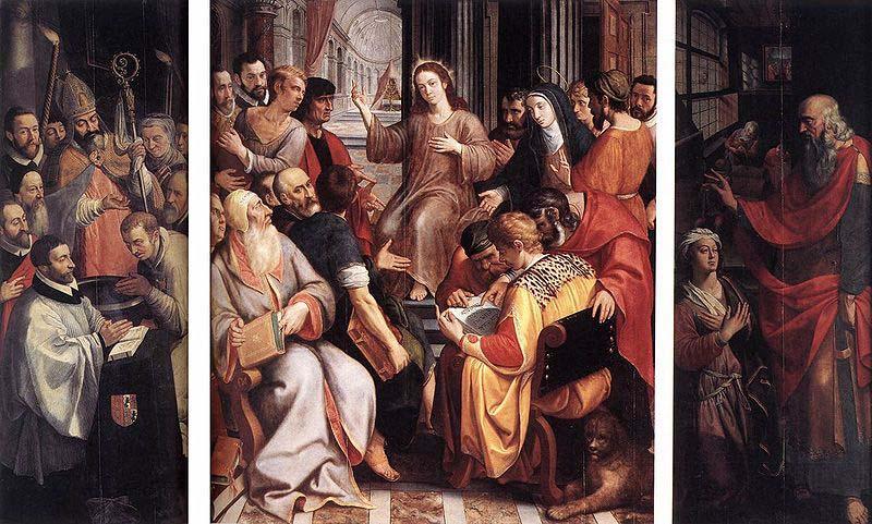 Frans Francken II Jesus among the Doctors oil painting image